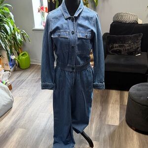 J. Crew Blue Denim Overalls